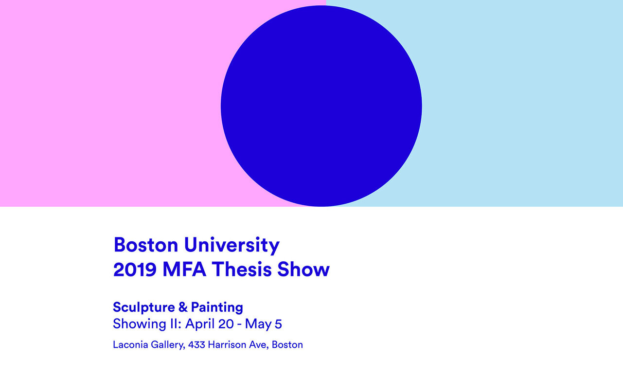 BU 2019 Thesis Show poster
